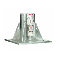 DAVIT BASE,FLOOR MNT CENTER,GALV,HC 8000095