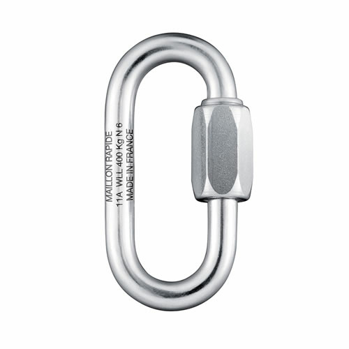 Maillon Rapide Standard (Oval) Plated Steel [Size: 12mm]
