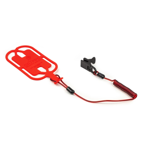 Gripps Phone Gripper With Coil Tether (Non-Conductive) H02039P [Qty: Single]