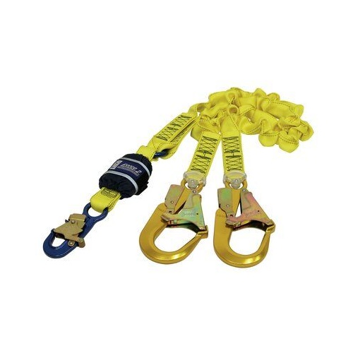 3M™ DBI-SALA® Force2™ Shock Absorbing Elasticated Webbing Lanyard - Double Tail