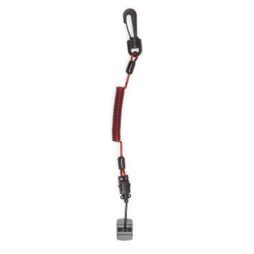 Gripps Coil E-Tether With Poly Clip & E-Catch (Non-Conductive) [Qty: Single]