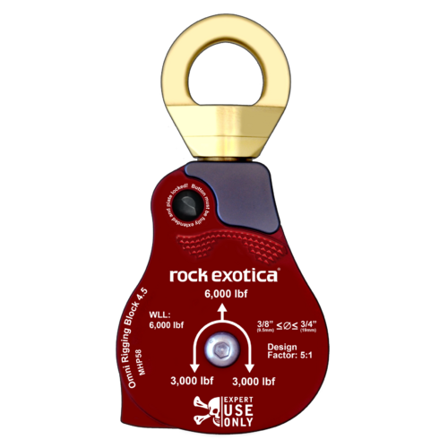 Rock Exotica Material Handling Pulley 4.5"